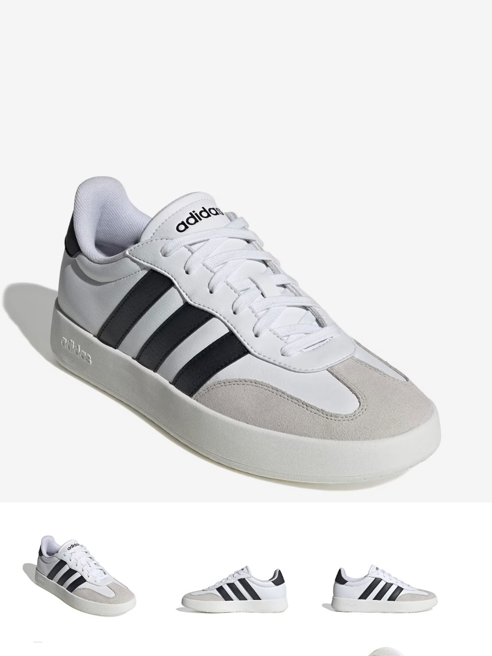 Women's Adidas Barreda Shoes Sneakers White/Black 9